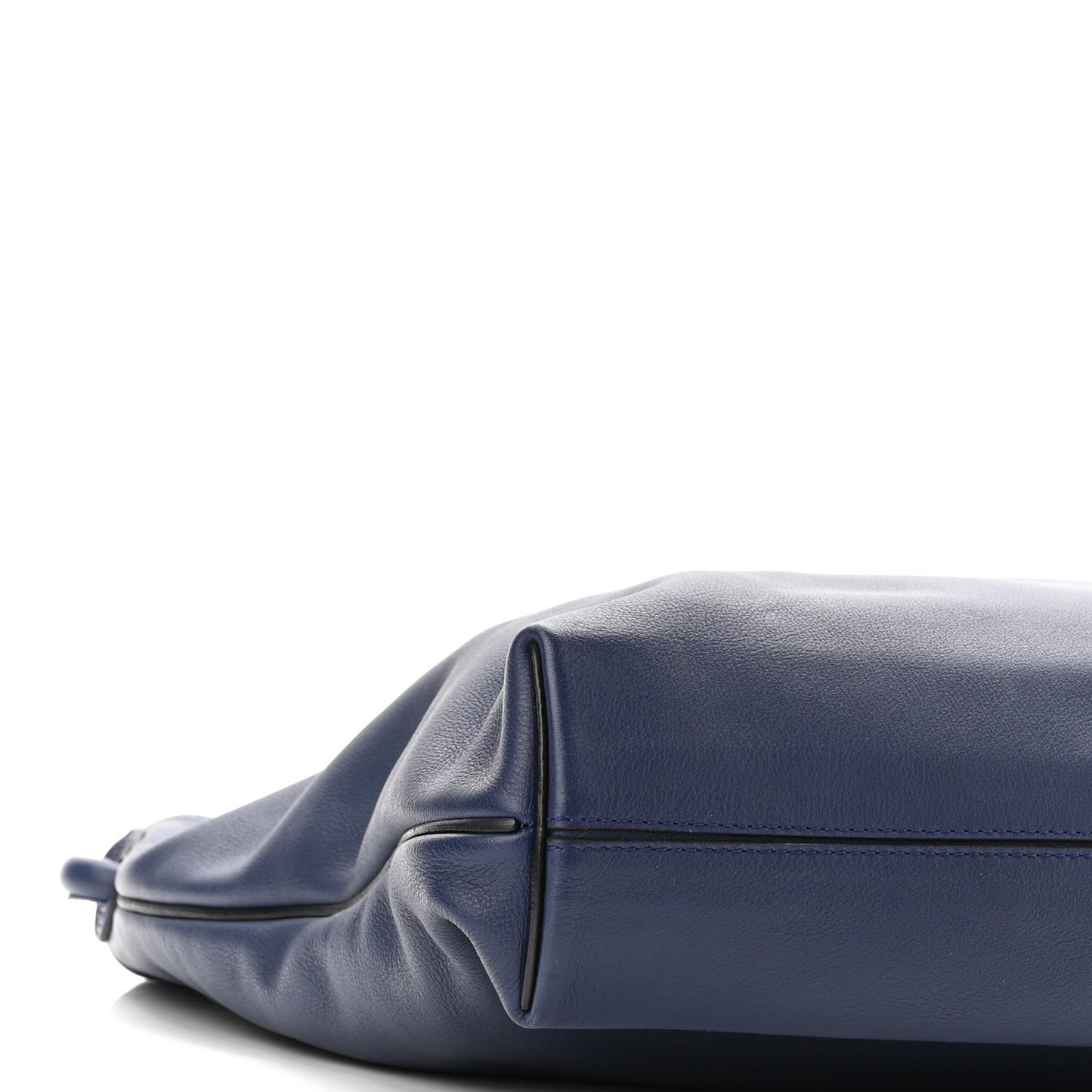 Calfskin Small Flamenco Knot Hobo Navy