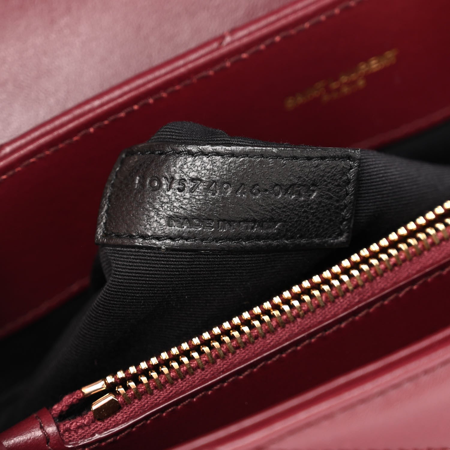 Saint Laurent Calfskin Y Quilted Monogram Medium Loulou Chain Satchel Palissandre 8 of 12
