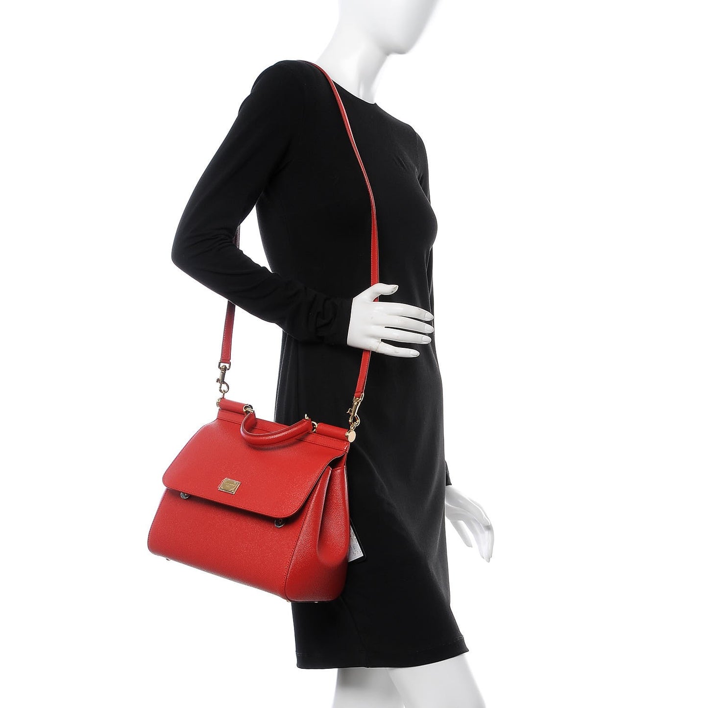 Dauphine Medium Miss Sicily Satchel Red