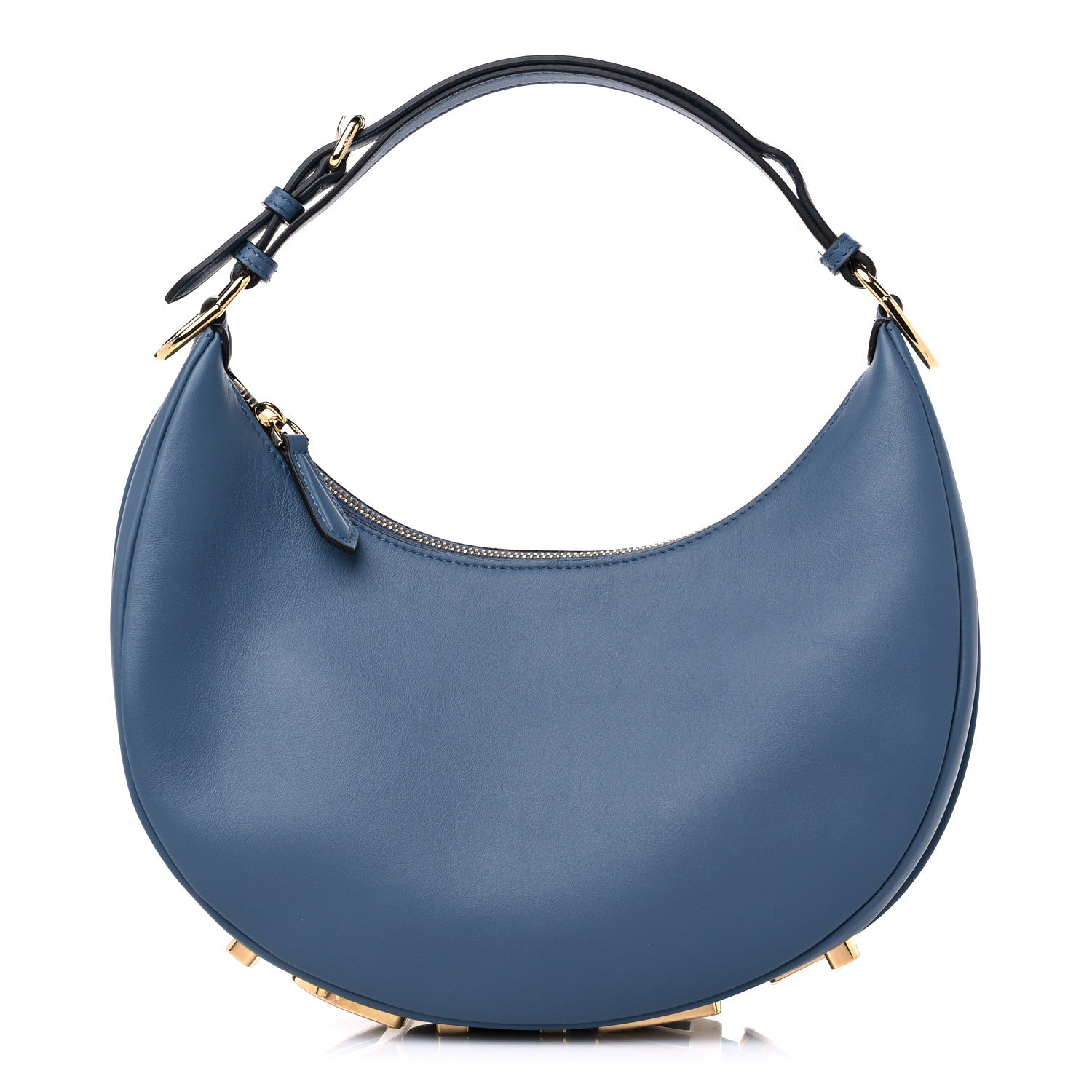 Fendi Vitello Grace Matte Small Fendigraphy Hobo Bag Mirto 1 of 9