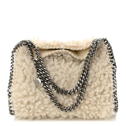 Stella McCartney Wool Fur Mini Falabella Tote White 1 of 10