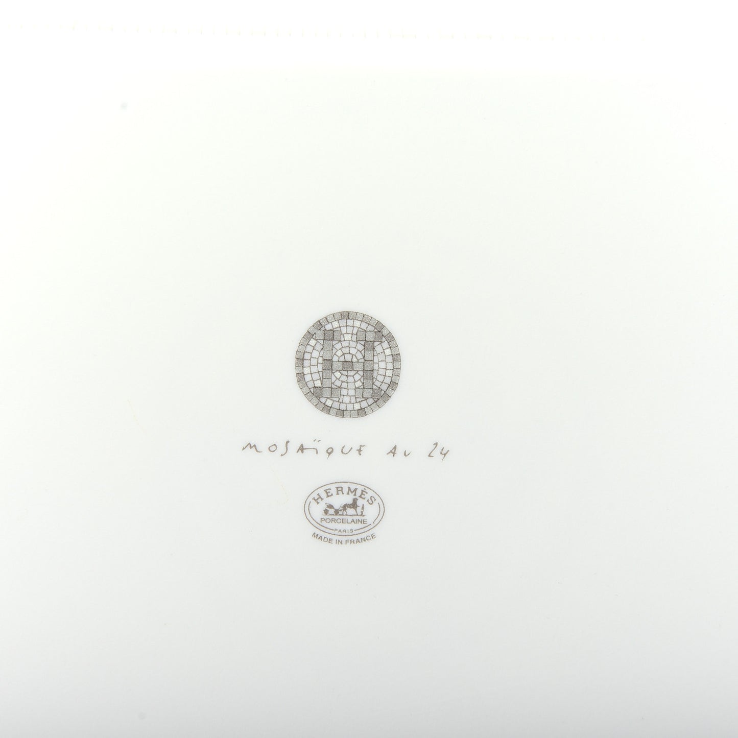 Porcelain Mosaique Au 24 Sushi Plate Platine