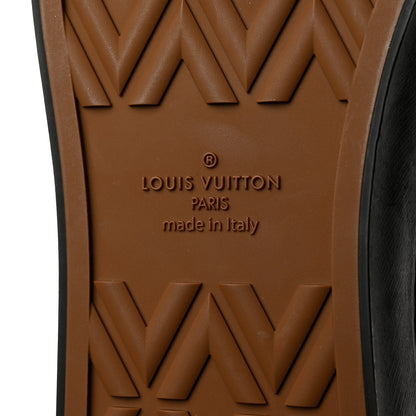 Louis Vuitton Calfskin Mens LV Tattoo Sneaker Boots 7 Black 7 of 9