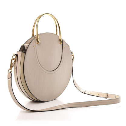 Chloe Calfskin Suede Medium Pixie Bag Abstract White 3 of 12