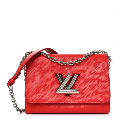 Louis Vuitton Epi Twist Shoulder Bag MM Coquelicot 1 of 9