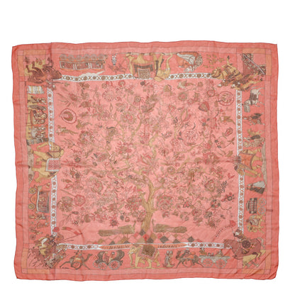 Hermes Mousseline Silk Fantaisies Indiennes Shawl 140 1 of 7