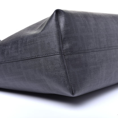 Fendi Zucca Spalmati Medium Roll Tote Black 8 of 12