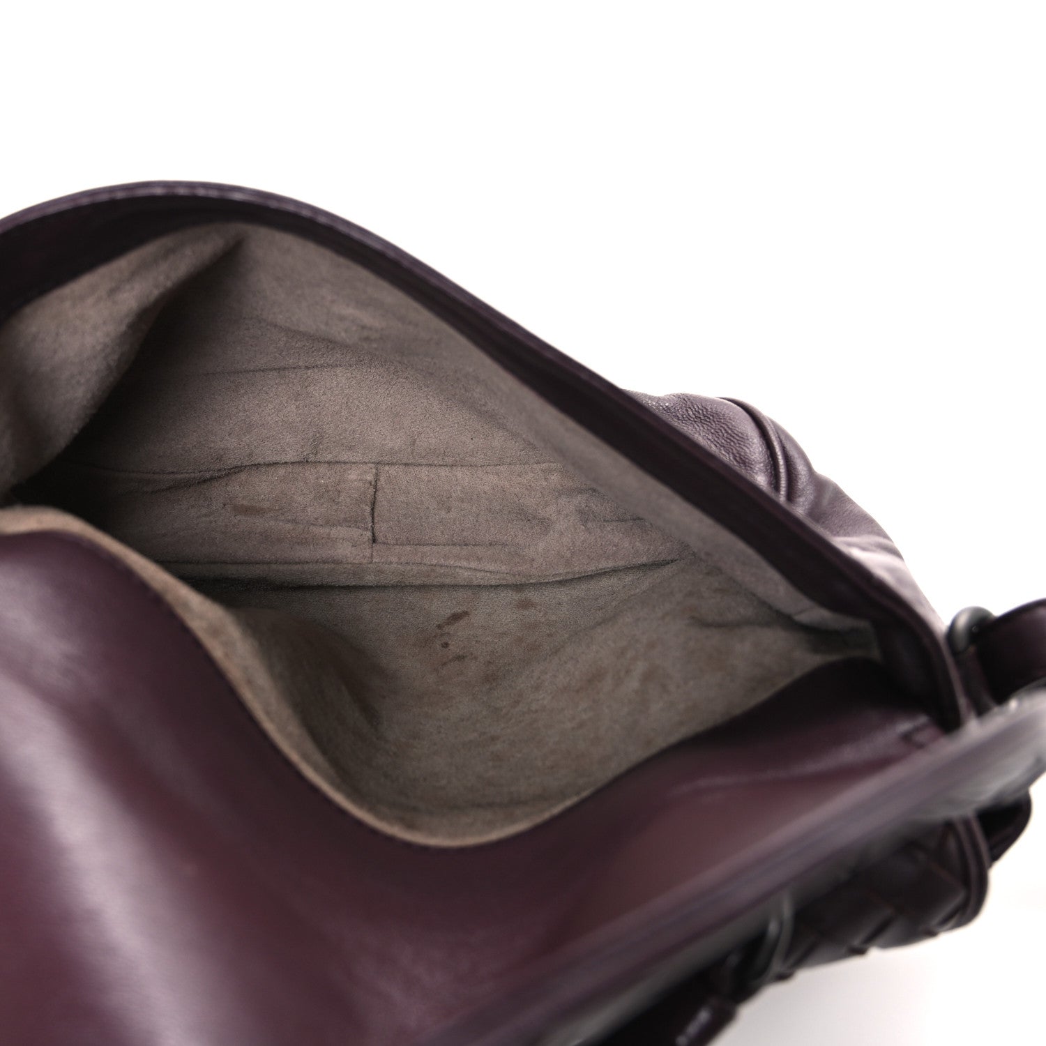 Bottega Veneta Nappa Intrecciato Double Sided Crossbody Bag Aubergine 6 of 13