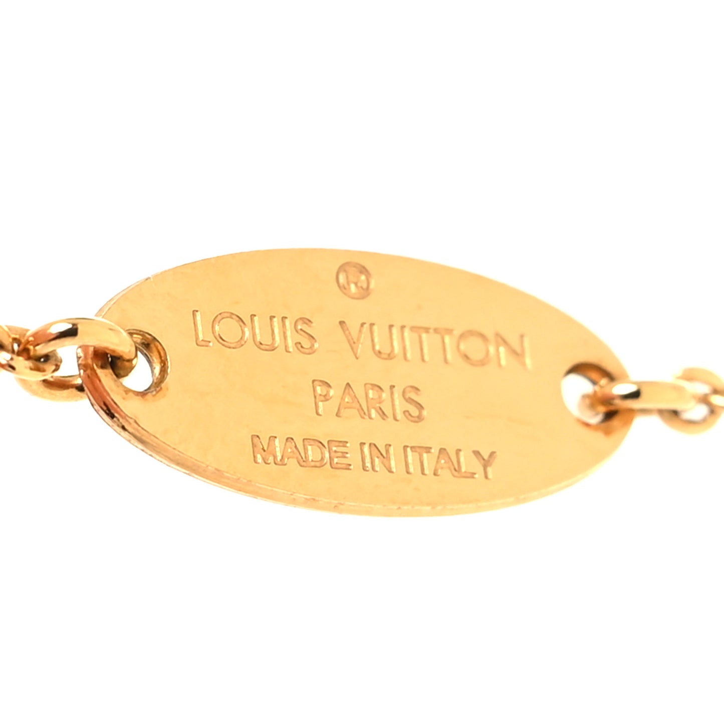 Nanogram Name Tag Necklace Gold