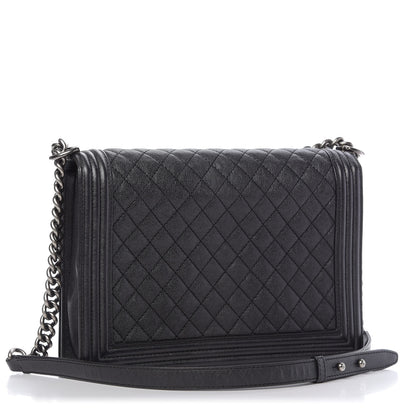 Chanel Calfskin Quilted Large Boy Flap Black 3 of 9
