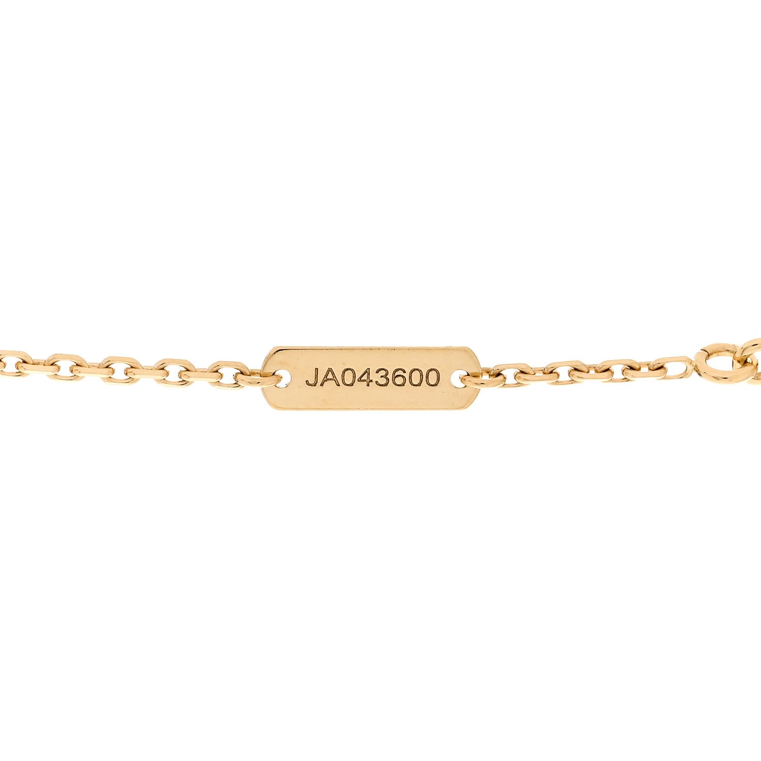 Van Cleef & Arpels 18K Yellow Gold Blue Sevres Porcelain Magic Alhambra Vendome Necklace 6 of 6