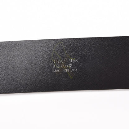 Chanel Patent Plexiglass CC Boy Belt 100 40 Black Blue 6 of 8