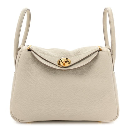 Hermes Taurillon Clemence Lindy 26 Beton 1 of 8