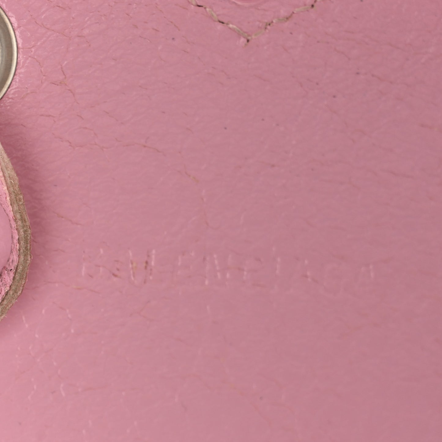 Agneau Arena Le Cagole Shoulder Bag XS Candy Pink