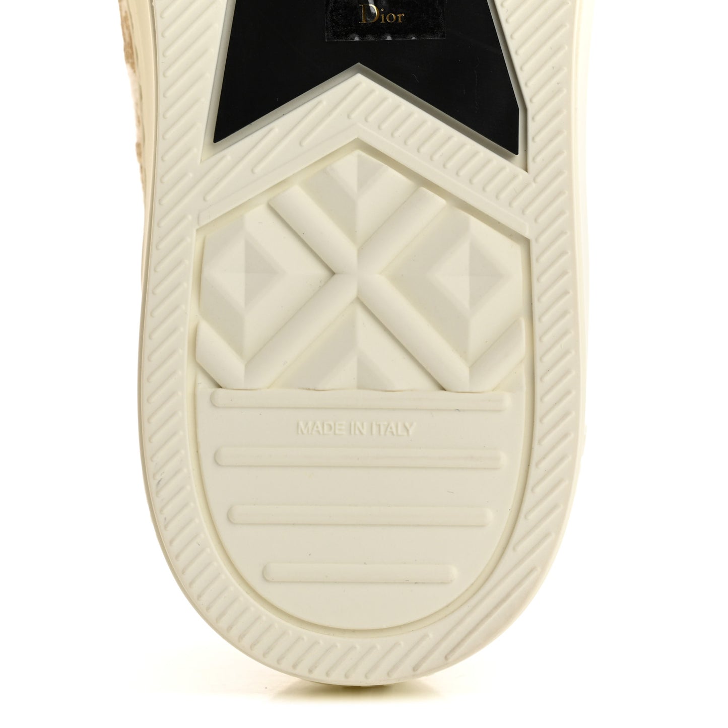 Canvas Oblique Walk'N'Dior Low Top Sneakers 41 Pale Gold