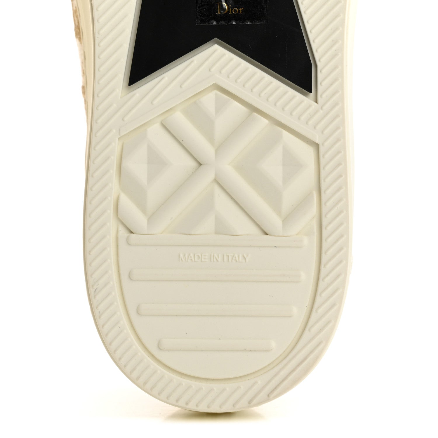 Christian Dior Canvas Oblique Walk'N'Dior Low Top Sneakers 41 Pale Gold 8 of 9