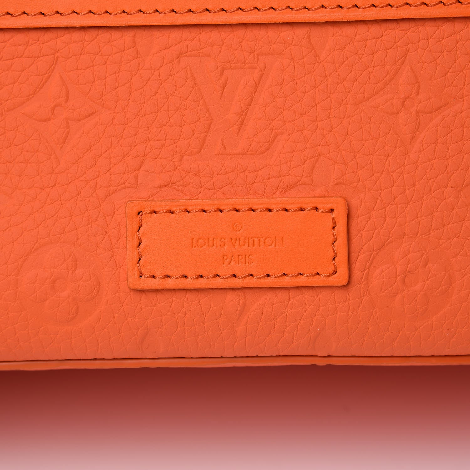 Louis Vuitton Taurillon Empreinte Soft Trunk Backpack PM Orange 11 of 12