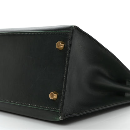 Hermes Box Kelly Sellier 32 Vert Fonce 10 of 13