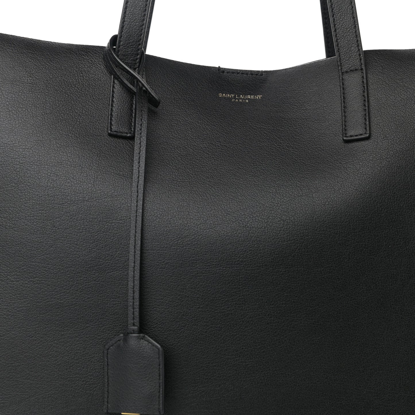 Calfskin Large Shopping Tote Black