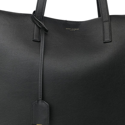 Saint Laurent Calfskin Large Shopping Tote Black 9 of 11