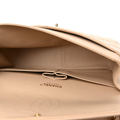 Chanel Lambskin Quilted Jumbo Double Flap Beige Clair 5 of 13