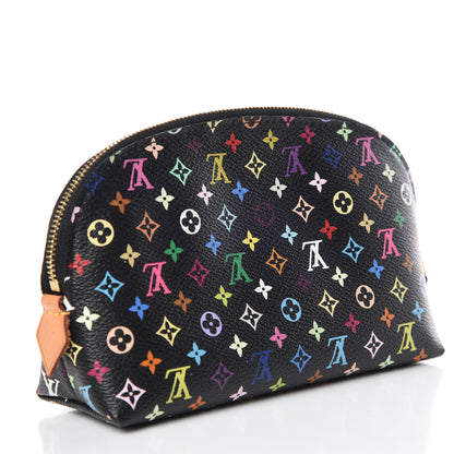 Louis Vuitton Monogram Multicolor Cosmetic Pouch Black Grenade 3 of 12