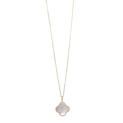 Van Cleef & Arpels 18K Yellow Gold Mother of Pearl Magic Alhambra Long Necklace 1 of 8