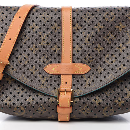 Louis Vuitton Monogram SC Flore Saumur Teal 9 of 9