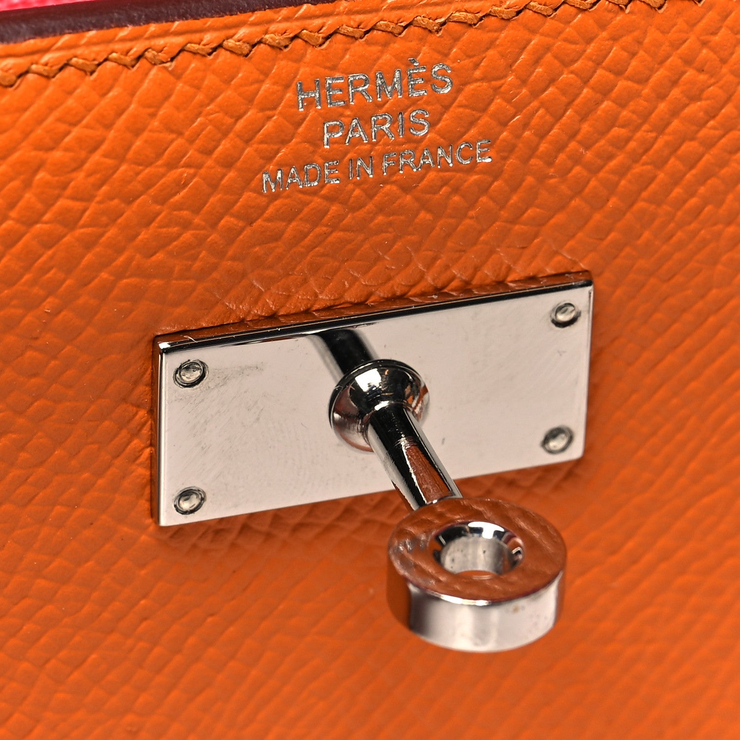 Hermes Epsom Verso Kelly Medium Wallet Abricot Rose Azalee 7 of 13
