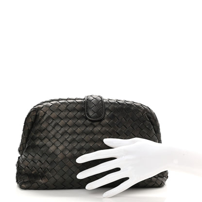 Bottega Veneta Nappa Intrecciato The Lauren 1980 Clutch Dark Bronze 2 of 8