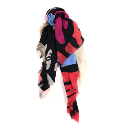 Chanel Cashmere CC Logo Scarf Multicolor 1 of 3