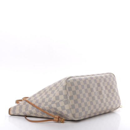 Louis Vuitton Damier Azur Neo Neverfull MM Rose Ballerine 4 of 24
