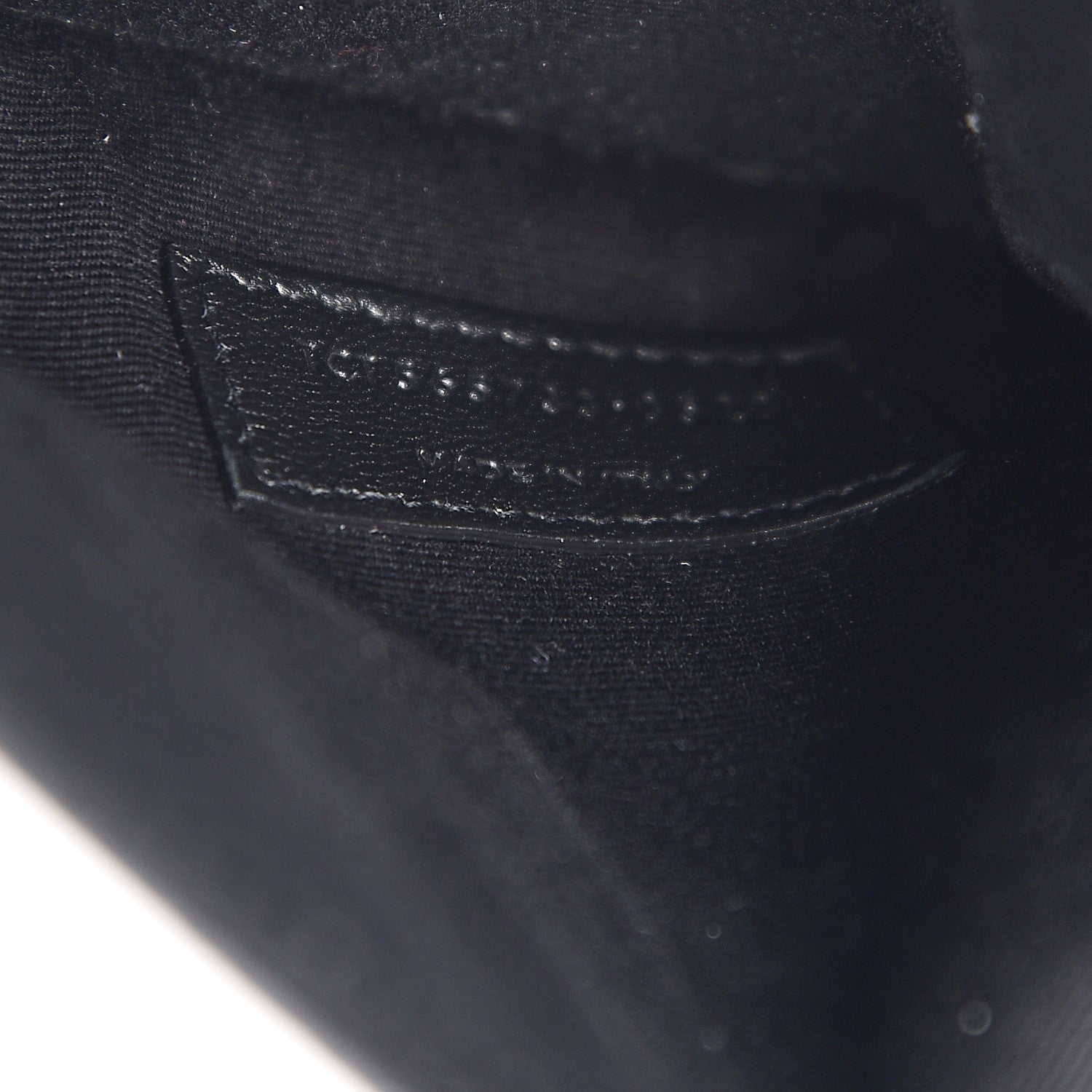 Saint Laurent Grain De Poudre Uptown Baby Pouch Black 6 of 7