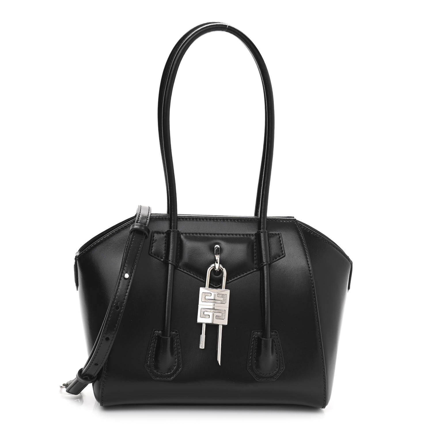 Givenchy Box Calfskin Mini Lock Antigona Black 1 of 10