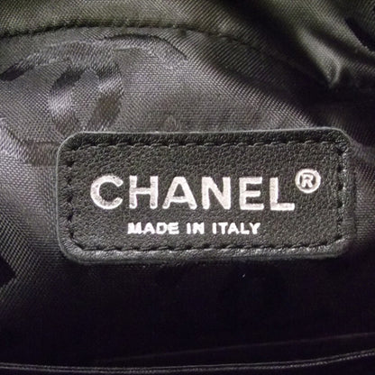 Chanel Calfskin Quilted Large Cambon Multipocket Reporter Beige Black 8 of 10