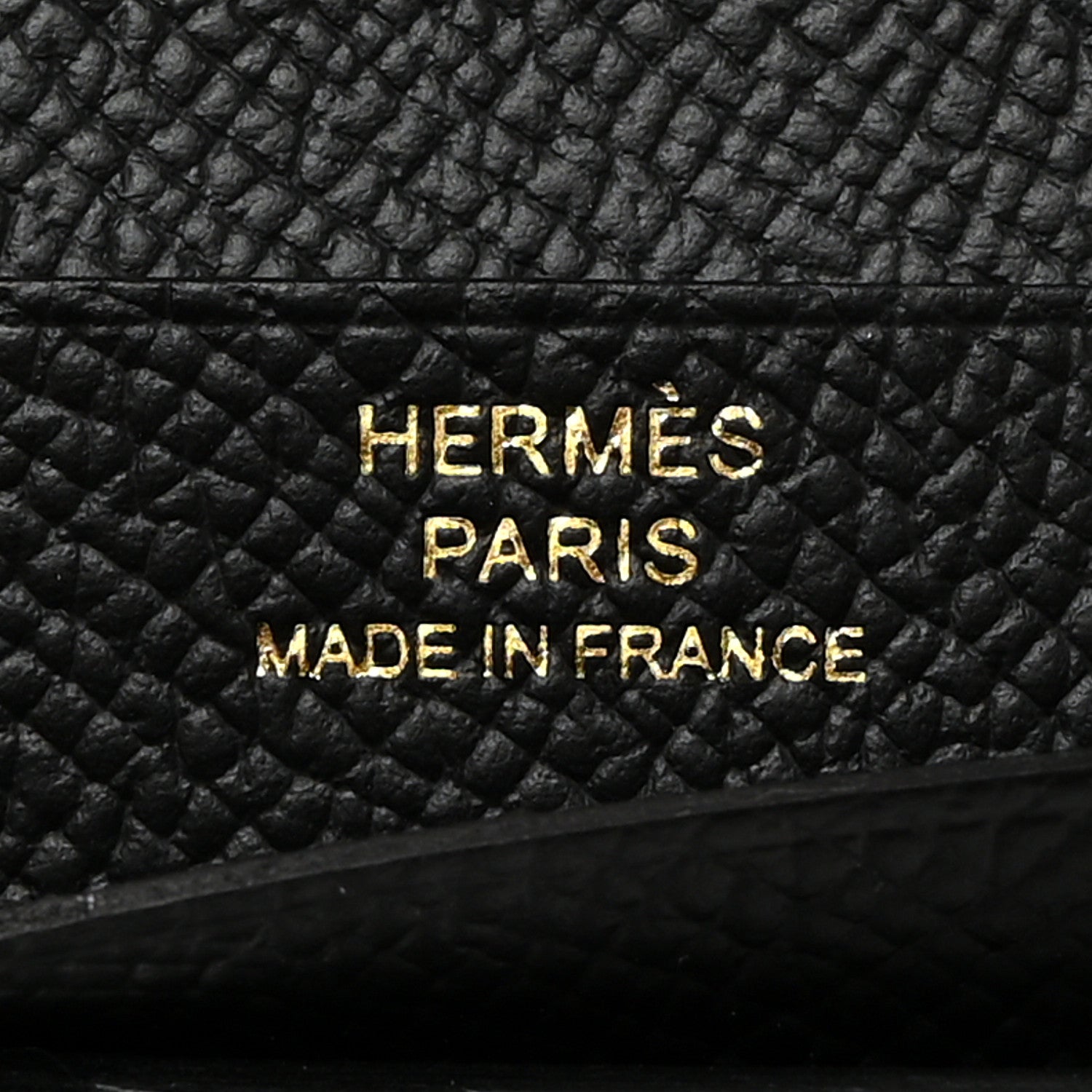 Hermes Epsom Bearn Compact Wallet Black 6 of 8
