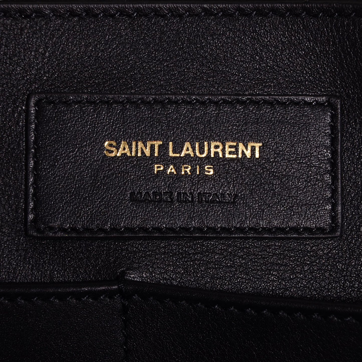 Smooth Calfskin Medium Monogram Cabas Black
