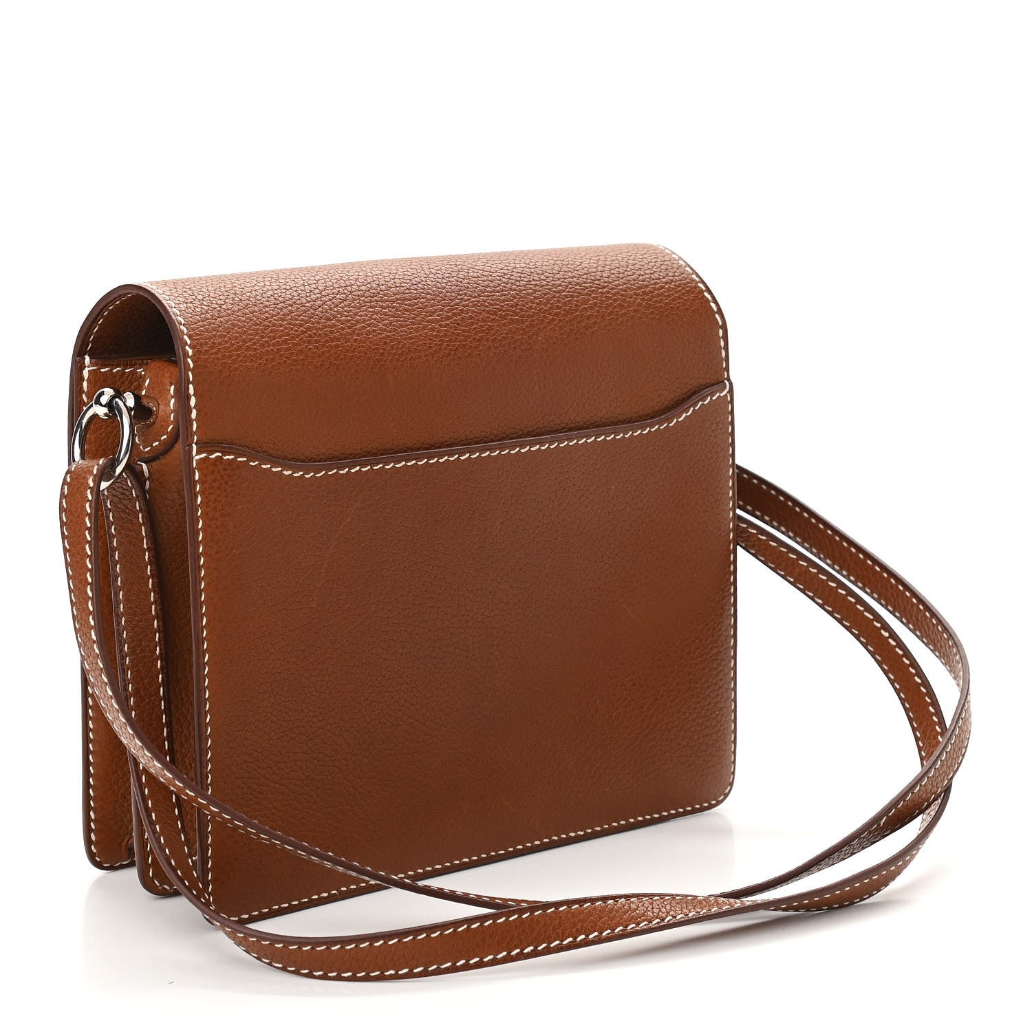 Hermes Barenia Faubourg Mini Sac Roulis Fauve 3 of 12