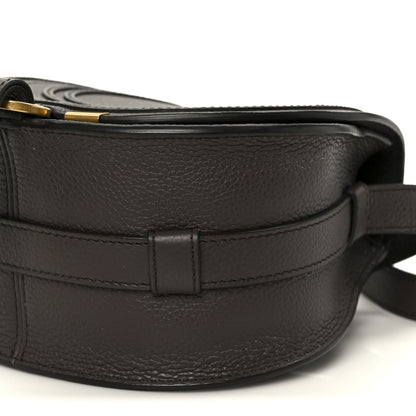 Chloe Grained Calfskin Small Marcie Round Crossbody Bag Bold Brown 11 of 11
