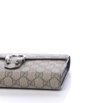 Gucci GG Supreme Monogram Mini Dionysus Chain Wallet Beige Black 11 of 13