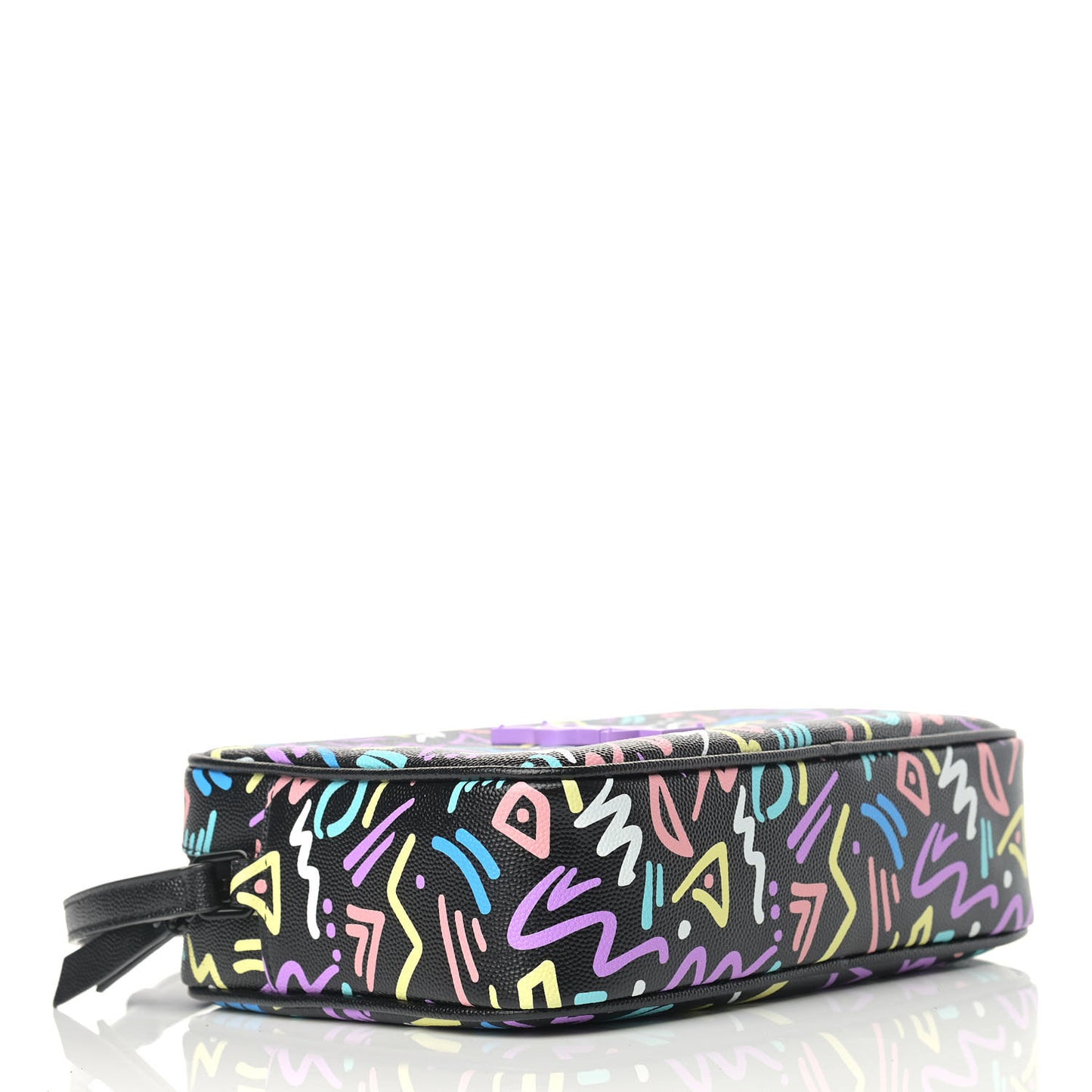 Grain De Poudre Medium Classic Monogram Multicolor Graphic Print Lou Camera Bag Black
