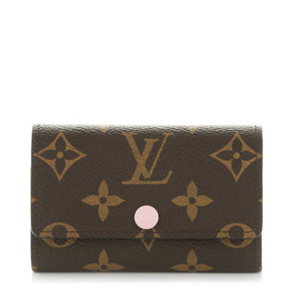 Louis Vuitton Monogram Multicles 6 Key Holder Rose Ballerine 1 of 7