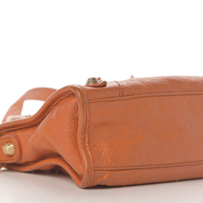 Balenciaga Agneau Giant 12 Gold Hardware Mini City Tangerine 6 of 13