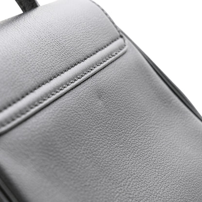 Versace Grained Calfskin Small La Medusa Top Handle Bag Black 10 of 13