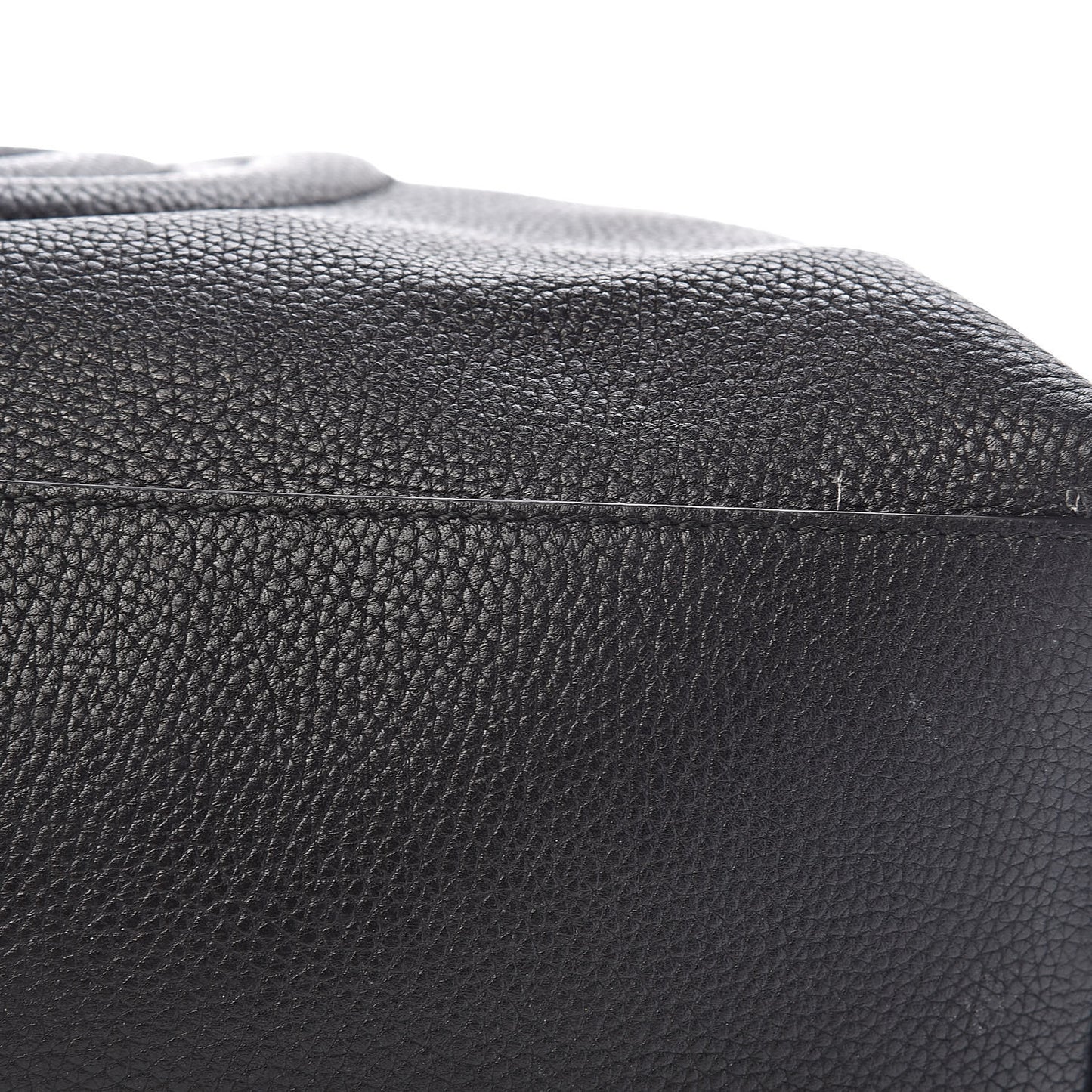 Pebbled Calfskin Medium Soho Chain Shoulder Bag Black