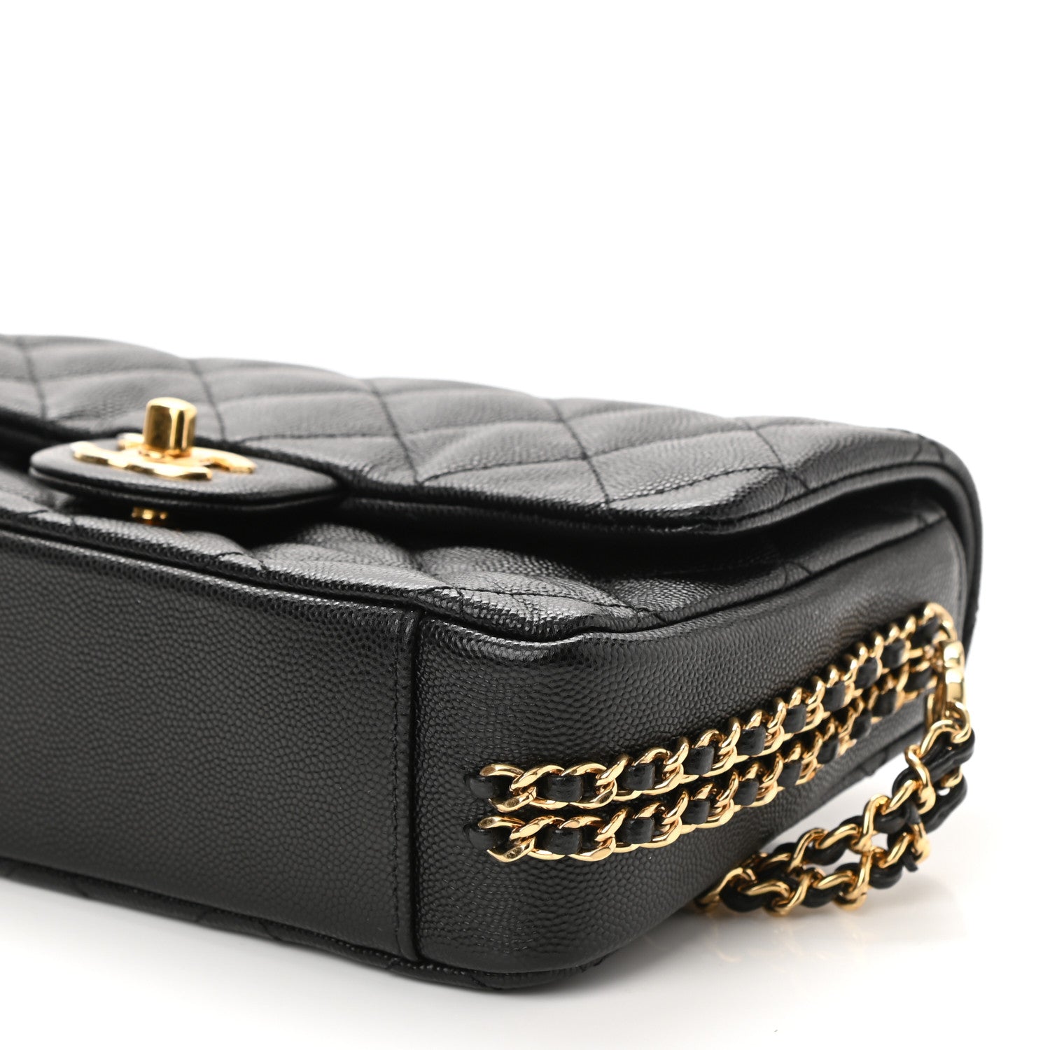 Chanel Caviar Quilted Mini CC You Flap Black 10 of 11