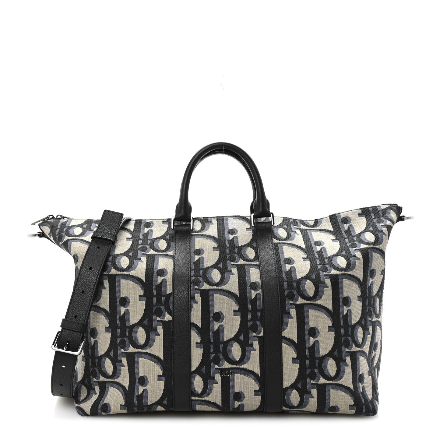 Maxi Oblique Jacquard Weekender 40 Beige Black