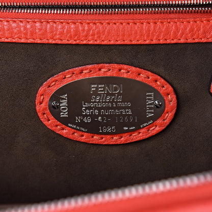 Fendi Cuoio Romano Selleria Adele 1328 Bag Papavero 6 of 19