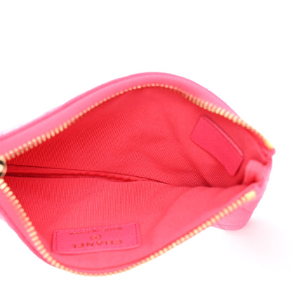 Chanel Caviar Quilted Small Cosmetic Case Fuchsia 5 of 7