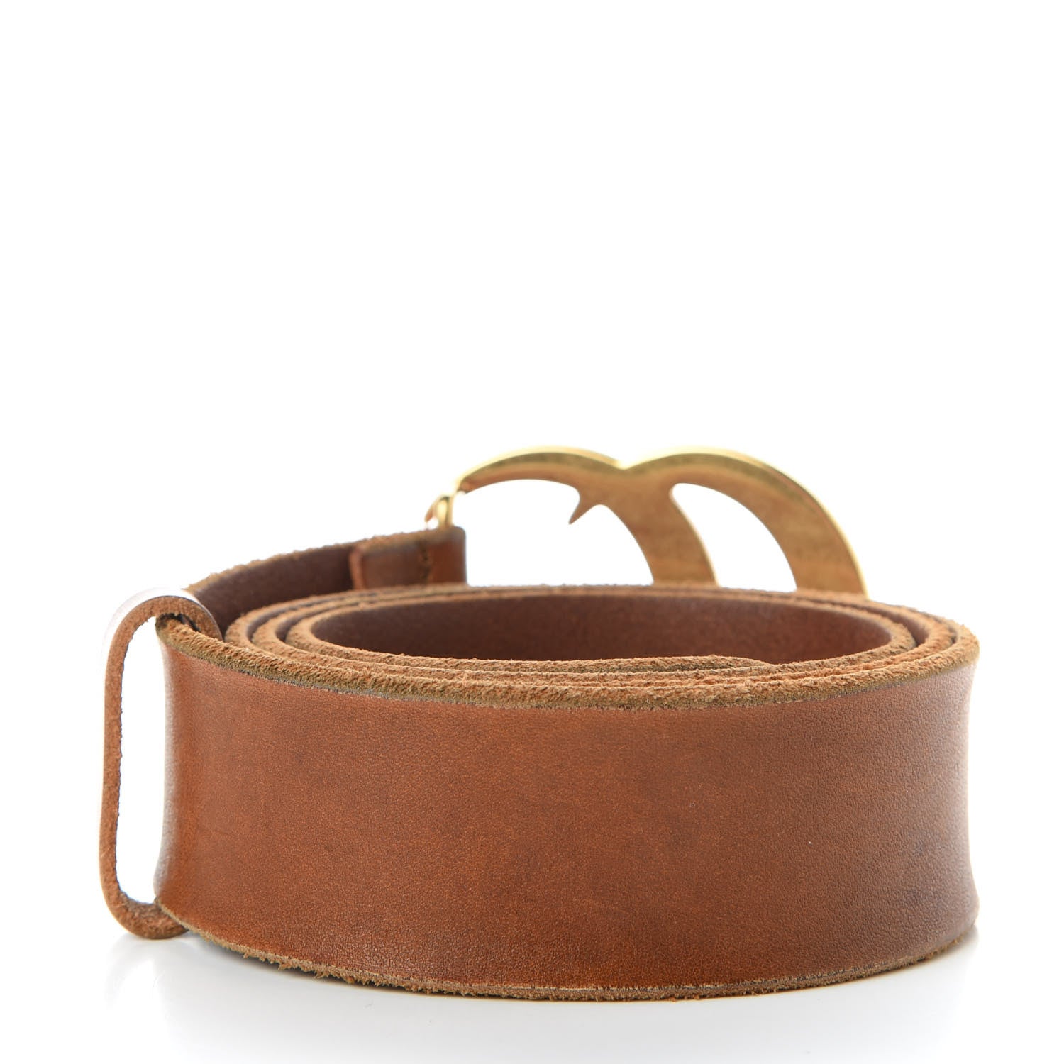 Gucci Faded Calfskin Double G 40mm Belt 85 34 Cuir 2 of 4